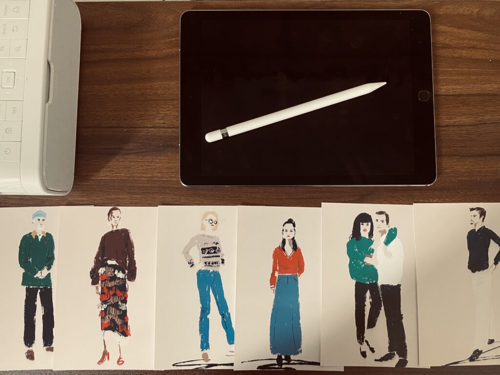 Ludivine Josephine fashion live drawing events