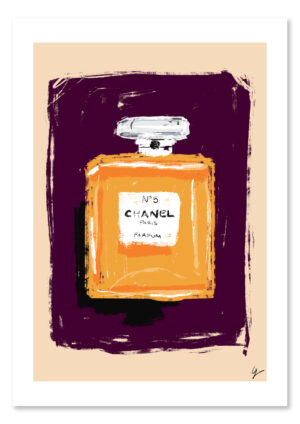 Perfume Bottle Illustration - Chanel