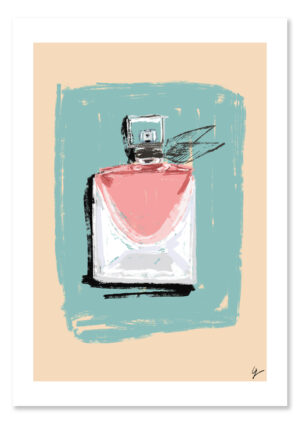 Perfume Bottle Illustration - Lancome
