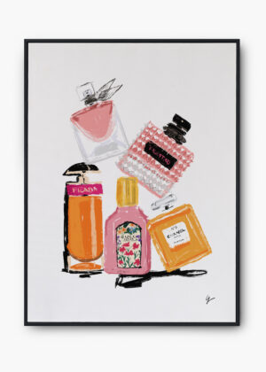 Perfume Bottles Illustration