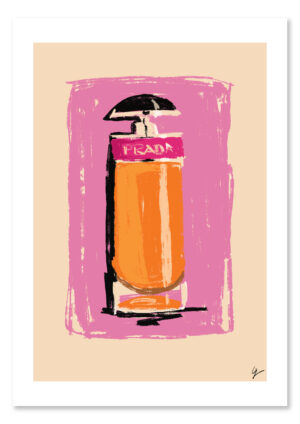 Perfume Bottle Illustration - Prada