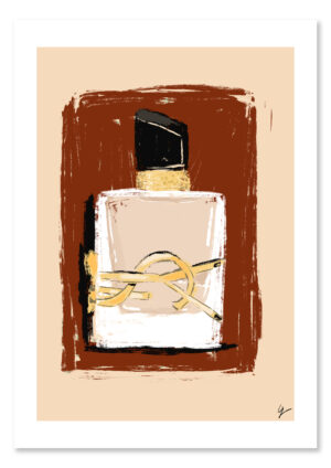Perfume Bottle Illustration – Yves Saint Laurent