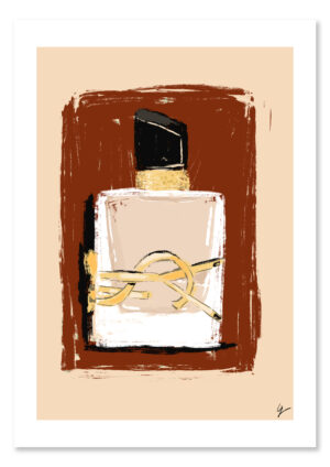 Perfume Bottle Illustration – Yves Saint Laurent