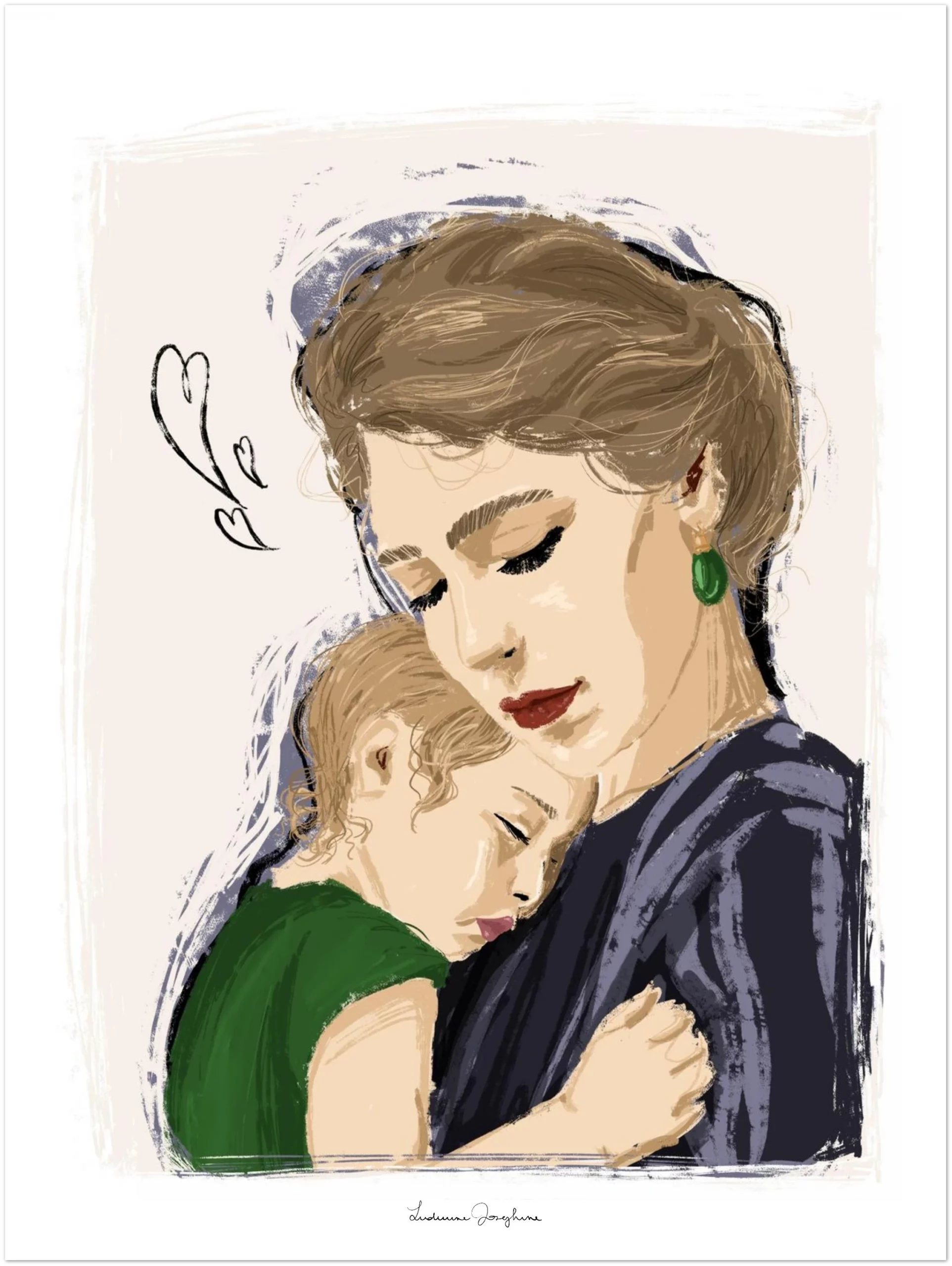 Portrait personnalisé de luxe