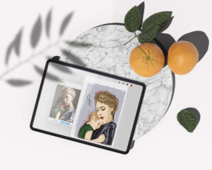 Portrait digital de luxe