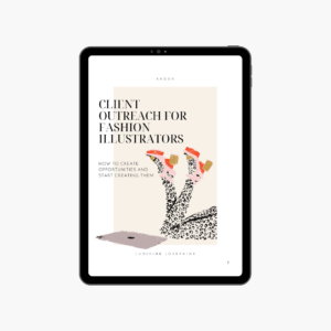EBOOK Clients Outreach for Fashion Illustrators - ENG and FR edition