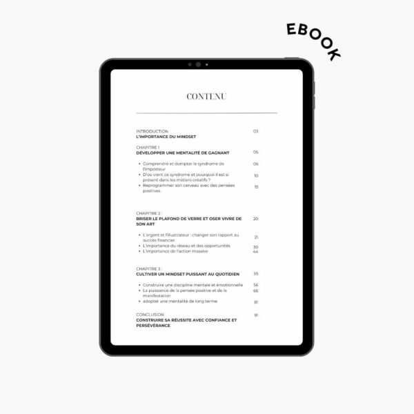 EBOOK Mindset + planner - Overcoming Imposter Syndrome and Developing a Success Mindset – Image 3