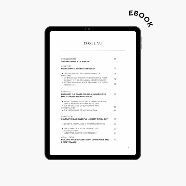 EBOOK Mindset + planner - Overcoming Imposter Syndrome and Developing a Success Mindset – Image 4